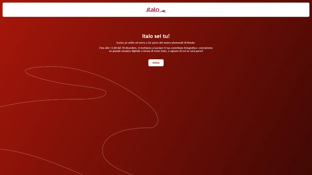 The landing page employees registered on.